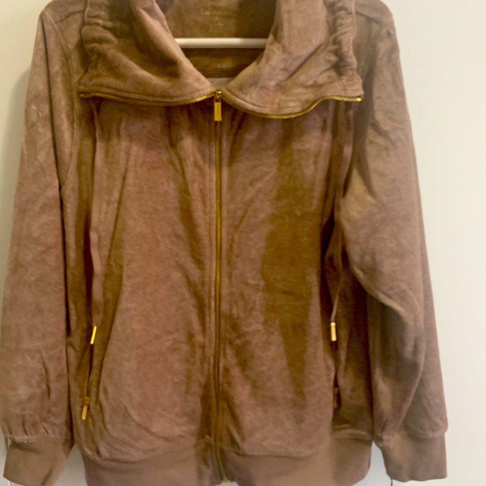 Calvin Klein zipper sweatshirt with high collar without hoodie